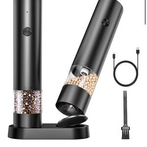 Electric Black Pepper Grinder Set